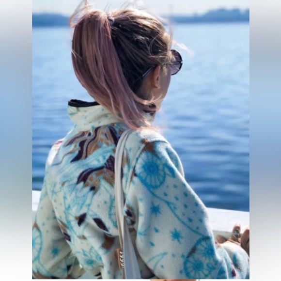 Patagonia Jackets & Blazers - Patagonia Vintage Rare Owl Patterned Fleece Pullover